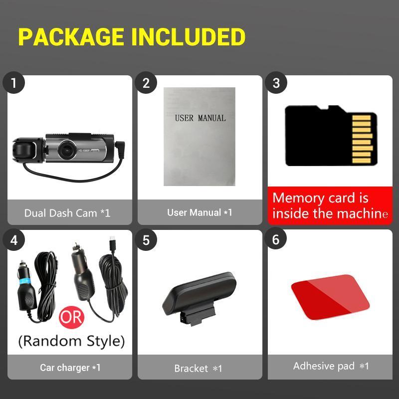 Front & Inside Car Dashcam