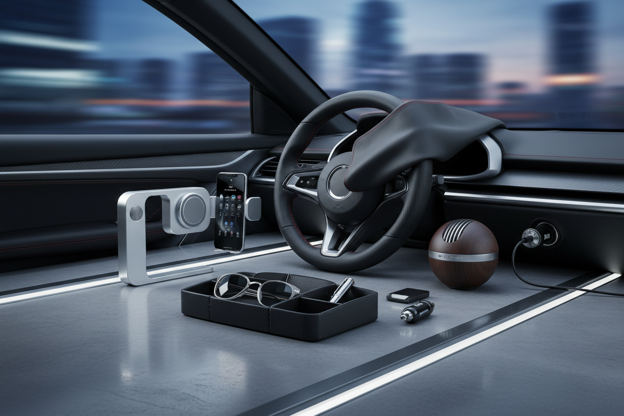 Please help me generate a banner for car accessories without text